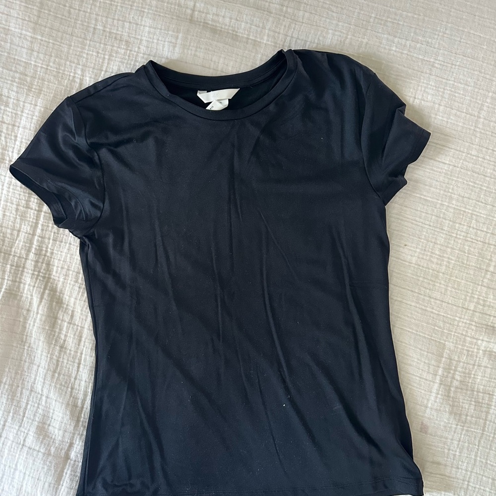 Stretch Black Women's T-Shirt